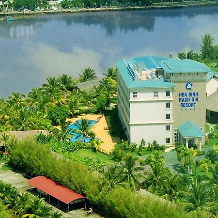 Hoa Binh Rach Gia Resort Bagian luar foto
