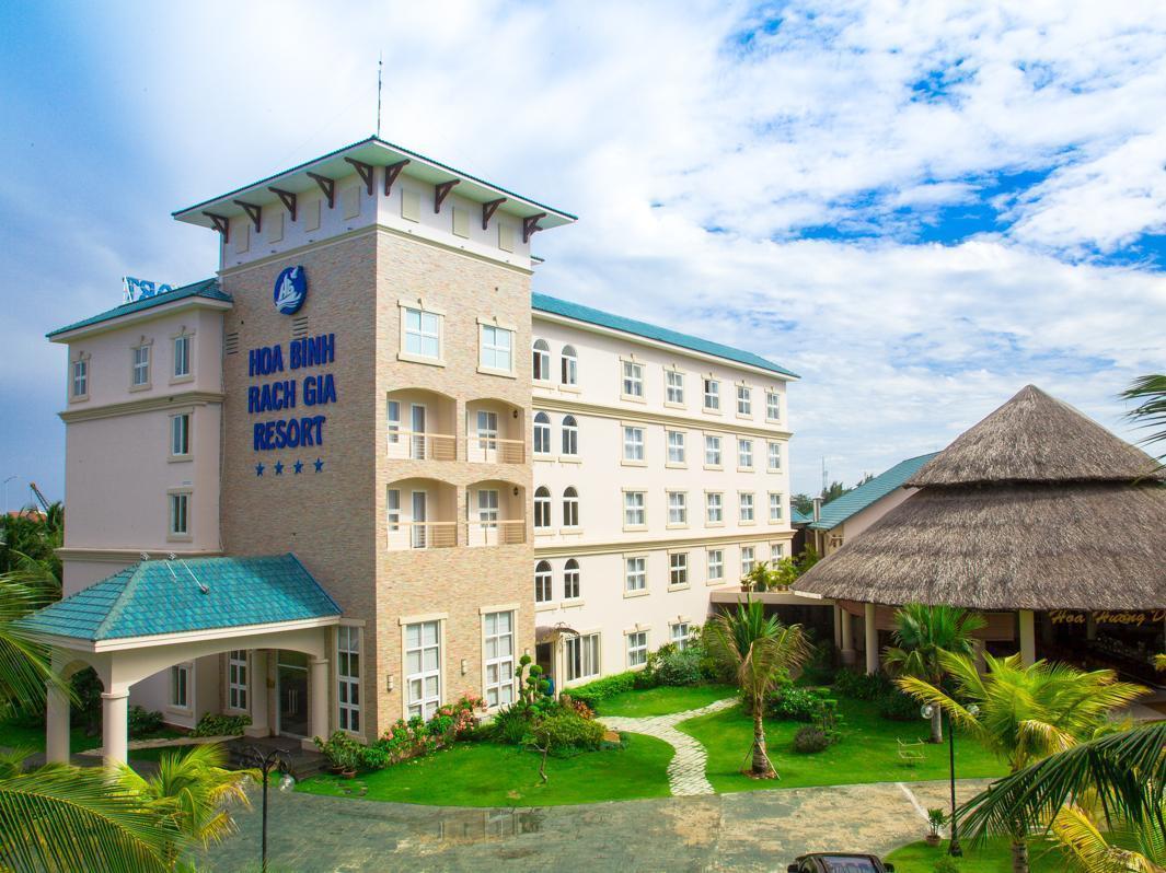 Hoa Binh Rach Gia Resort Bagian luar foto