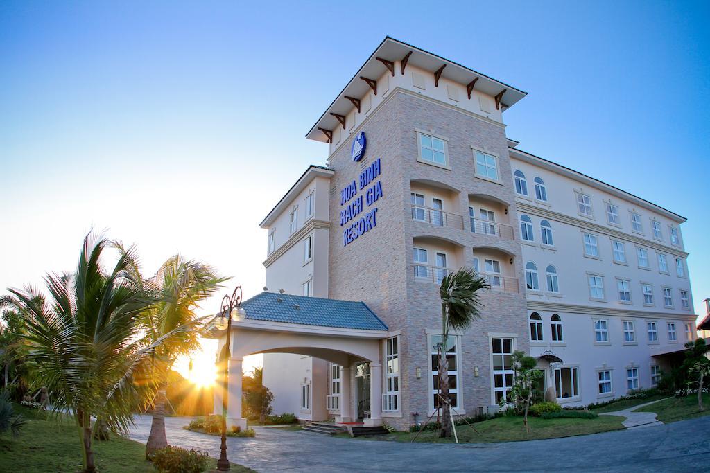Hoa Binh Rach Gia Resort Bagian luar foto